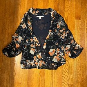 Lauren Conrad open kimono top